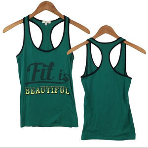 WS601 Yogi Fit Is Beautiful Gym Workout Tank Top S